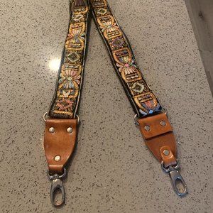 Purse Strap - Spanish Hand Embroidered Purse/Guitar Strap